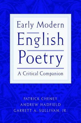 Book cover for Early Modern English Poetry