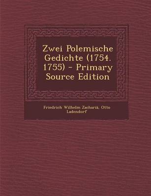 Book cover for Zwei Polemische Gedichte (1754. 1755)