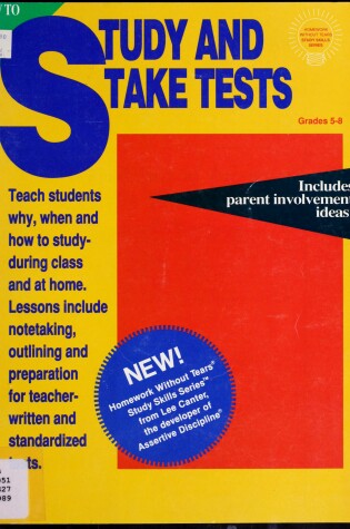 Cover of How to Study & Take Tests