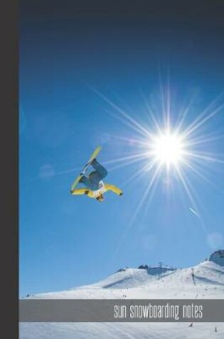 Cover of sun snowboarding notes