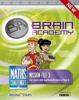 Book cover for Brain Academy: Maths Challenges Mission File 3