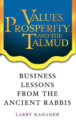 Book cover for Values, Prosperity, and the Talmud