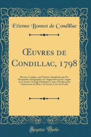 Cover of Oeuvres de Condillac, 1798