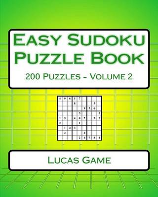 Cover of Easy Sudoku Puzzle Book Volume 2