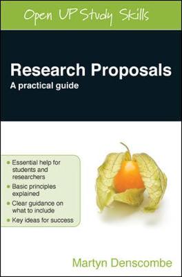 Book cover for Research Proposals: A Practical Guide