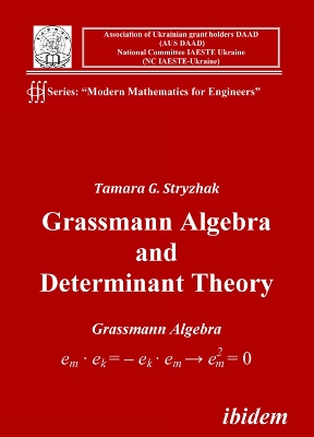 Book cover for Grassmann Algebra and Determinant Theory.