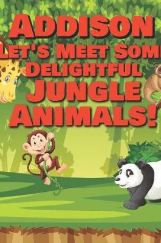 Cover of Addison Let's Meet Some Delightful Jungle Animals!