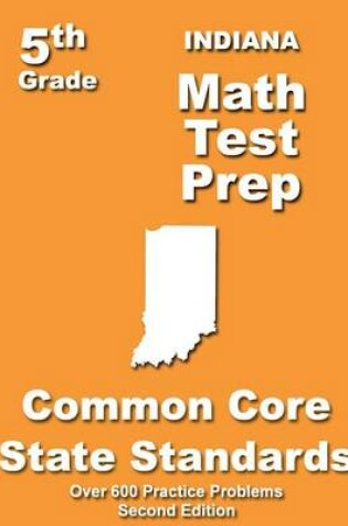 Cover of Indiana 5th Grade Math Test Prep