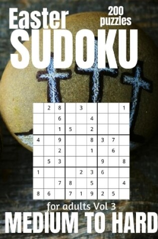 Cover of Easter Sudoku For Adults Medium to Hard