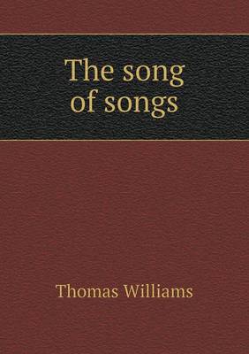 Book cover for The song of songs