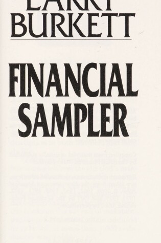 Cover of Financial Sampler