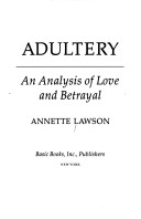 Book cover for Adultery