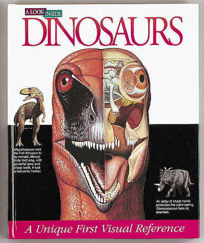 Book cover for A Look inside Dinosaurs