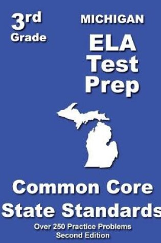 Cover of Michigan 3rd Grade ELA Test Prep