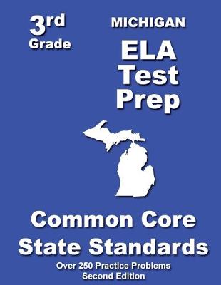 Book cover for Michigan 3rd Grade ELA Test Prep