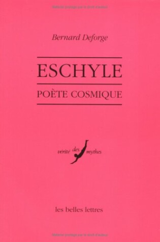 Cover of Eschyle, Poete Cosmique