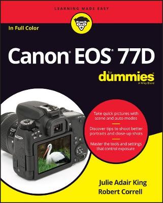 Book cover for Canon EOS 77D For Dummies