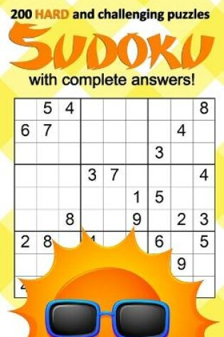 Cover of 200 HARD and challenging Sudoku puzzles with answers