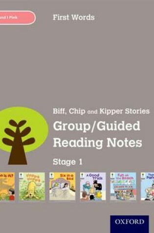 Cover of Oxford Reading Tree: Level 1: First Words: Group/Guided Reading Notes