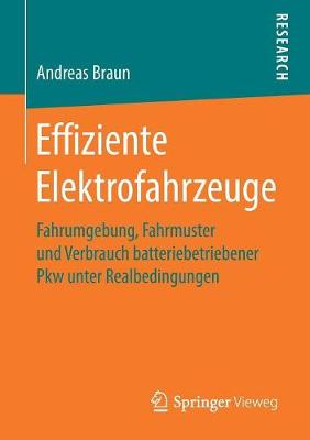 Book cover for Effiziente Elektrofahrzeuge