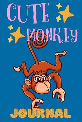 Book cover for Cute Monkey Journal