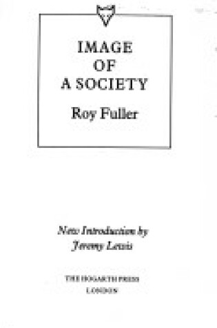 Cover of Image of a Society