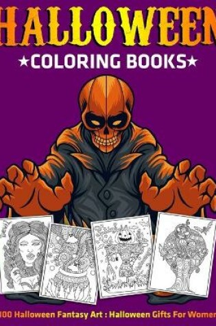 Cover of Halloween Coloring Books