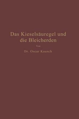 Cover of Das Kieselsäuregel und die Bleicherden