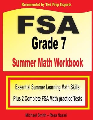 Book cover for FSA Grade 7 Summer Math Workbook