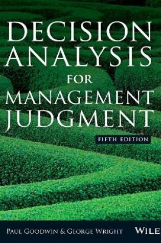 Cover of Decision Analysis for Management Judgment