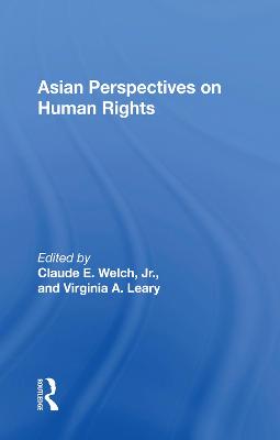 Book cover for Asian Perspectives On Human Rights