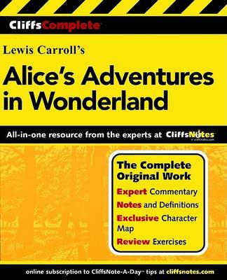 Book cover for Cliffscomplete Carroll's Alice's Adventures in Wonderland