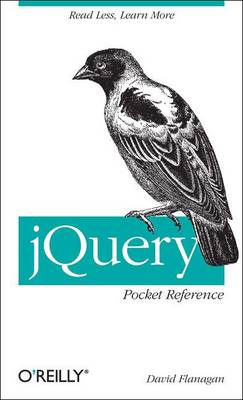 Book cover for jQuery Pocket Reference