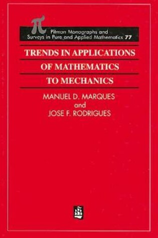 Cover of Trends in Applications of Mathematics to Mechanics