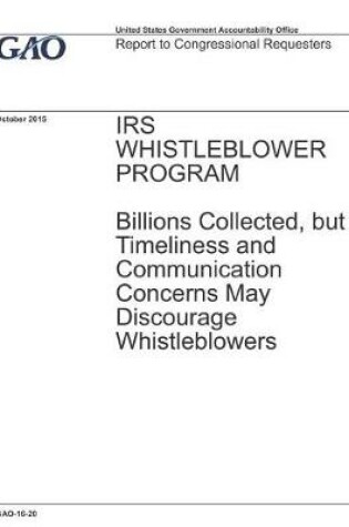 Cover of IRS Whistleblower Program