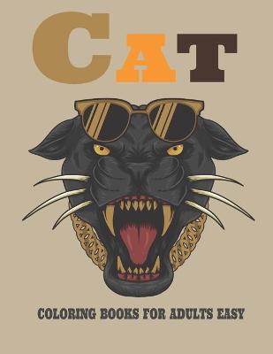 Book cover for Cat Coloring Books for Adults Easy