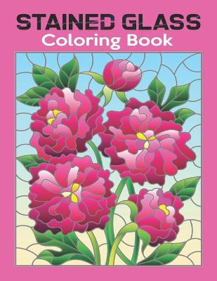 Book cover for Stained Glass Coloring Book