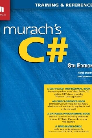 Cover of Murach's C# (8th Edition)