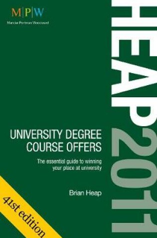 Cover of Heap 2011: University Degree Course Offers