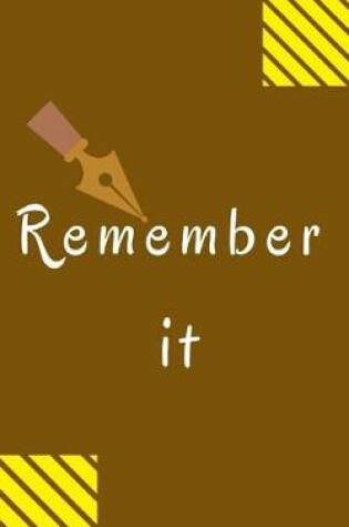 Cover of Remember it
