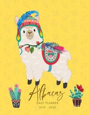 Book cover for 2019 2020 15 Months Alpacas Daily Planner