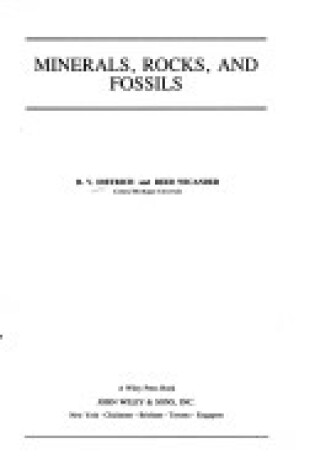 Cover of Minerals, Rocks and Fossils