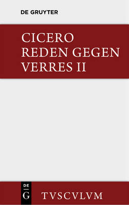 Cover of Die Reden Gegen Verres / In C. Verrem