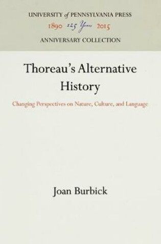 Cover of Thoreau's Alternative History