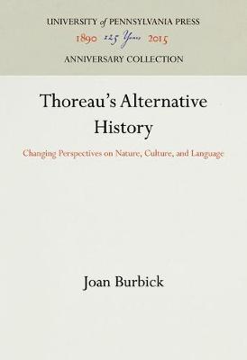 Book cover for Thoreau's Alternative History