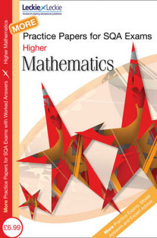 Cover of More Higher Mathematics Practice Papers for SQA Exams PDF only version