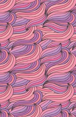 Cover of Journal Notebook Abstract Waves Pinks