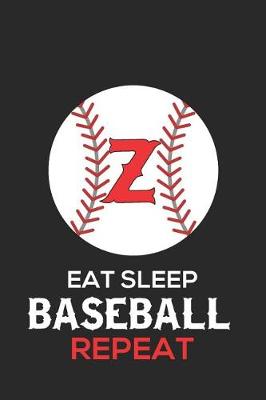 Book cover for Eat Sleep Baseball Repeat Z