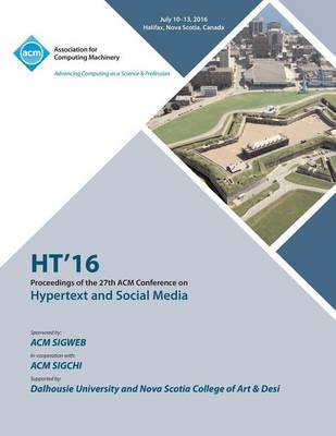 Book cover for HT 16 27th ACM Conference on Hypertext & Social Media