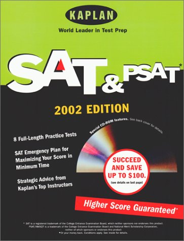 Book cover for Kaplan Sat Psat 2002